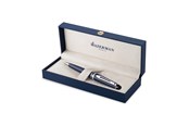 Skriv- och ritverktyg - Waterman Expert Ballpoint pen Blue Lacquer with Palladium trim Medium tip Blue Ink Gift Box - 2214209