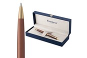 Skriv- och ritverktyg - Waterman Hémisphère Ballpoint Pen | Copper Red (The Understated Edit Collection) | Medium Point with Blue Ink | Gift Box - 2217950