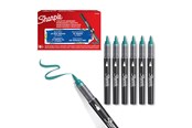 Skriv- och ritverktyg - Sharpie Creative Marker Acrylic Paint Pens | Brush Tip Water-Based Paint Markers | Emerald Green | 6 Count - 2218068