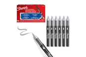 Skriv- och ritverktyg - Sharpie Creative Marker Acrylic Paint Pens | Brush Tip Water-Based Paint Markers | Cool Grey | 6 Count - 2218120