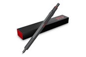 Skriv- och ritverktyg - Rotring 600 Ballpoint Pen | Medium Point | Black Ink | All-Metal Body Pen | Dark Stone | Non-Slip Knurled Grip & Hexagonal Barrel | Refillable - 2204408