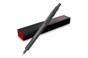 Skriv- och ritverktyg - Rotring 600 Mechanical Pencil | HB Lead 0.5 mm | All-Metal Body Propelling Pencil | Dark Stone | Non-Slip Knurled Grip & Hexagonal Barrel - 2204409