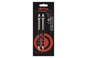 Skriv- och ritverktyg - Rotring Tikky Mechanical Pencil & Ballpoint Set| HB Lead 0.7 mm Pencil | Medium Point Pen | Black Barrel - 2221239