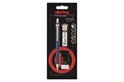 Skriv- och ritverktyg - Rotring Tikky Retro Mechanical Pencil & Eraser Set | 2B lead 0.5 mm | Blue Barrel - 2221253
