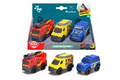 Leksaksbil - Dickie 3-Pack Mini Räddningsfordon - 203712029Y06