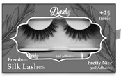 Smink - Dashy Premium Silk Lashes + 5 ml Adhesive Pretty Nice - 620004