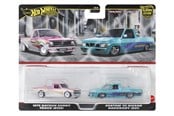 Leksaksbil - Hot Wheels Premium Car Culture 1975 Datsun Sunny Truck (B120) & Custom '93 Nissan Hardbody (D21) - HRR78