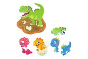 Babyleksaker - Toi-Toys Little Stars Foam Floor Puzzle Dino 36 pcs. - 72487A