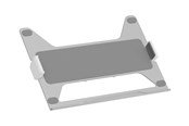 Väggfäste, AV-Möbel - Multibrackets M Basic mounting component - for notebook - silver - Max - recommended for - 7350105217968