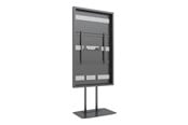 Väggfäste, AV-Möbel - Multibrackets M Pro Series mounting kit - for flat panel - dual pole - black RAL 9005 - Max 50 kg - recommended for 75" - 7350073732692