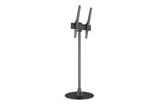 Väggfäste, AV-Möbel - Multibrackets M stand - for flat panel - single pole round floor base - black - Max 50 kg - recommended for 65" - 7350105218361