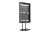Väggfäste, AV-Möbel - Multibrackets M Pro Series stand - dual pole enclosure high brightness floorbase - black - Max 50 kg - recommended for 75" - 7350022739284