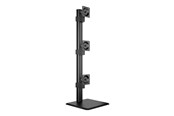 Väggfäste, AV-Möbel - Multibrackets M stand - vertical - for 3 flat panels - HD VESA widescreen - black - Max 45 kg - recommended for 50" - 7350073730100