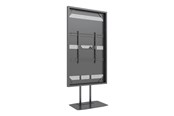 Väggfäste, AV-Möbel - Multibrackets M Pro Series stand - for LCD display - dual pole enclosure - black - Max 50 kg - recommended for 85" - 7350022739260