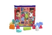 Byggset - MEGA Bloks First Builders Stor byggpåse Pink - DCH54