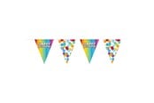 Leksaker - Folat BV - Bunting Rainbow Happy Birthday 6mtr. - 65827