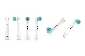 Tandborste - Nordic Quality Borsthuvuden Sensitive Brush Heads - 4-Pack - EB17S-P-4