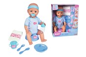 Dockor & Tillbehör - Simba New Born Baby Äta Väta Pojkdocka, 43 cm - 105030044