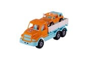 Leksaksbil - Cavallino Toys - XL Torpedo Truck with Survival Jeep Orange 44.5cm - 1931SF01