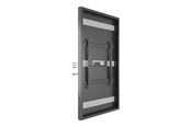 Väggfäste, AV-Möbel - Multibrackets M Pro Series enclosure - Large - for LCD display - column slim - black RAL 9005 - Max 50 kg - recommended for 75" - 7350022738973
