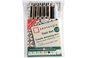 Skriv- och ritverktyg - Sakura Zentangle Toolset 12 pcs. - Z12PTGB