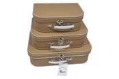Outfits & kostymer - Playwood - Cardboard Suitcase Set Brown 3 pcs. - Sl0371
