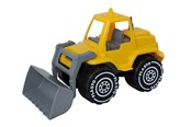Utomhuslek - Plasto Frontloader (23 cm) yellow - 1623000BOX