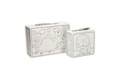 Kreativa spel - Wins Holland - Color your own Dino Suitcases set of 2 - D276