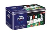 Brädspel - Tactic Pro Poker - Texas Hold'em Pro Poker Set - 03095