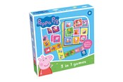 Brädspel - Tactic Peppa Pig 3 in 1 Lotto Domino Memo - 60480
