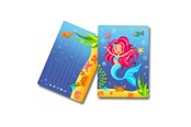 Leksaker - Folat BV - Invitations Mermaid 8pcs. - 65218