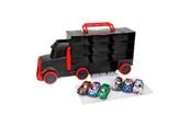 Leksaksbil - Toi-Toys Turbo Racers Truck with 6 Pull-back Race Cars - 20034A