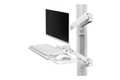 Monitorfäste - Ergotron LX Pro mounting kit - for LCD display / keyboard / mouse - white - 45-696-290