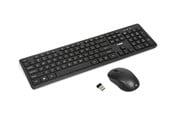 Tangentbord - iBOX Workstation Pro Kit - Tastatur & Mus set - Nordisk - Svart - IKM5010W