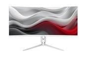 Skärm - 34" LC Power M34-Q-C-PRO - 3440x1440 (UWQHD) - 165Hz - VA - 65W USB-C - KVM switch - LC-M34-Q-C-PRO