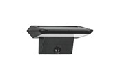 Lampor - EGLO Porrassa Solar Wall with Sensor L155 800LM 2000MAH Black - 48944