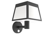 Lampor - EGLO Altilia Solar Wall with Sensor Black/White - 901073