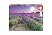 Pusselspel - Educa 1000 Bike In A Lavender Field - 80-19255