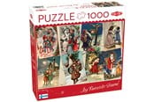 Pusselspel - Tactic Vintage Christmas Cards 1000 pcs puzzle - 59223
