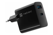 Mobile - Adapters & Chargers - Natec Ribera power adapter - GaN - USB 24 pin USB-C - 65 Watt - NUC-2145