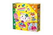 Kreativa spel - SES Creative Diamond Dancers - Craft Kit to Make Paper Dancing Dolls - Decorate with 65 Diamond Stickers - S14048