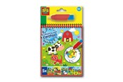 Kreativa spel - SES Creative Colour with Water Farm Colouring Book - S00132
