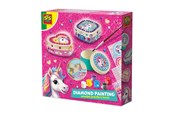 Kreativa spel - SES Creative Diamond Painting Wooden Jewellery Boxes - Unicorn - 14138