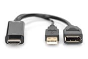 Displaykabel - DIGITUS 4K HDMI to DisplayPort Adapter - AK-330101-002-S