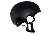 Utomhuslek - Hudora Skater Helmet with Visor and LED Black Size M (55-58cm) - 84175