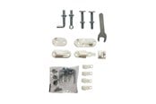Babyvård - BabyDan box med beslag till MultiDan/Liva säkerhetsgrind, barngrind metall, Vit - 300339