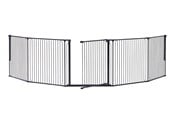 Babyvård - BabyDan CombiFit XXL Säkerhetsgrindar, 90-350 cm, svart - 501441