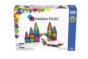 Byggset - Magna-Tiles I klara transparenta färger 100 delar - 90209