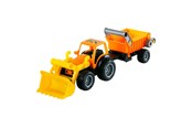 Leksaksbil - Cavallino Toys - Tractor with Front Loader and Trailer - 2772CN01