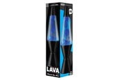 Barnlampor - Lava Lamp Neon 37cm Blue/Clear Black Base - 605904